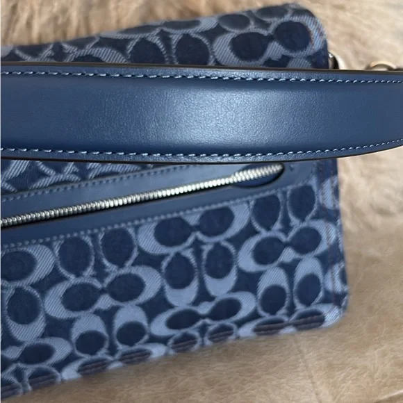 Coach tabby denim signature jacquard bag (w/out chain strap) - Picture 11 of 11